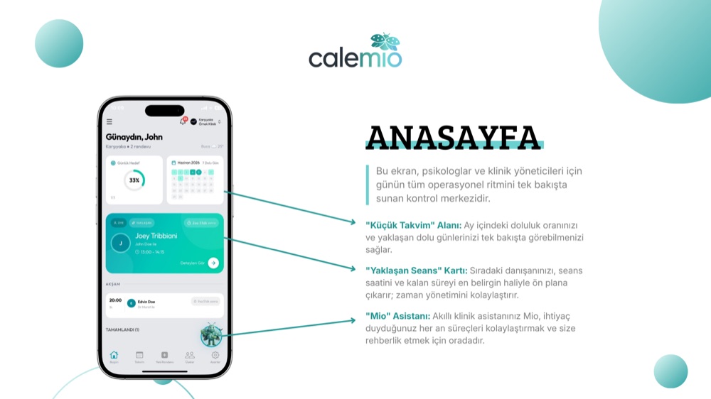Calemio App-Leitfaden — 3/4